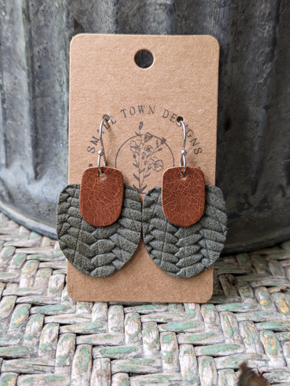 Embossed Boho Dangles