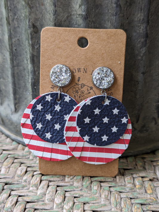 Fringe Circle Flag Dangles