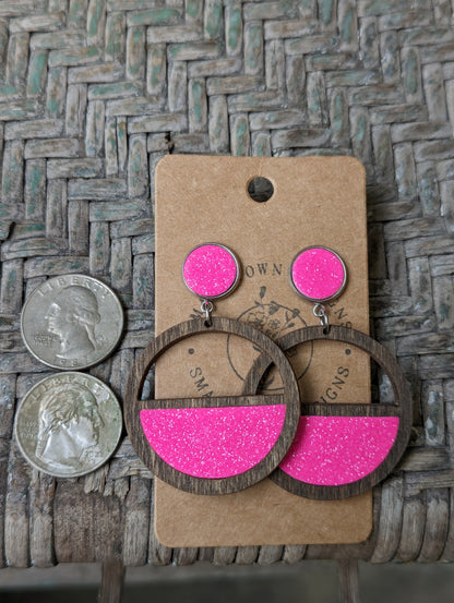 Neon Pink Circles