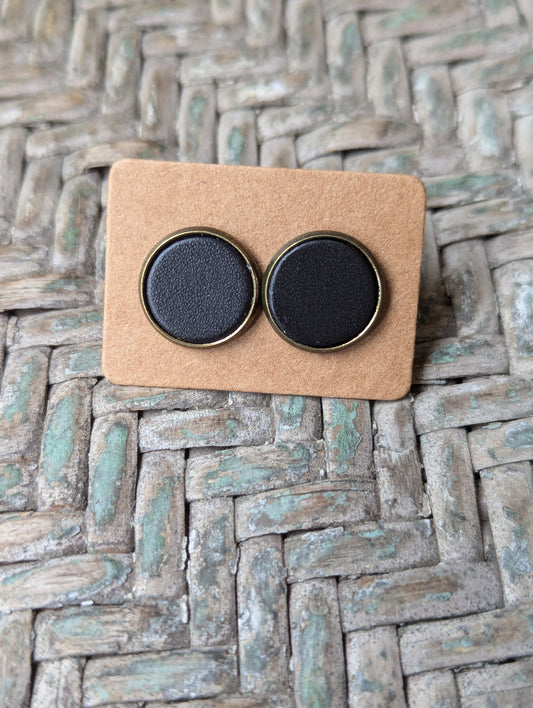 Bronze & Black Studs