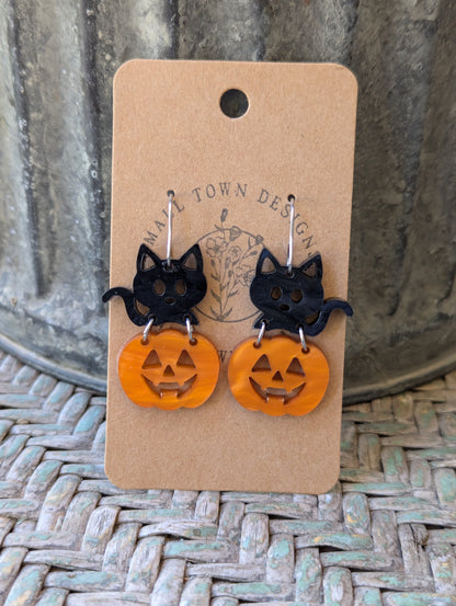 Black Cat Pumpkins