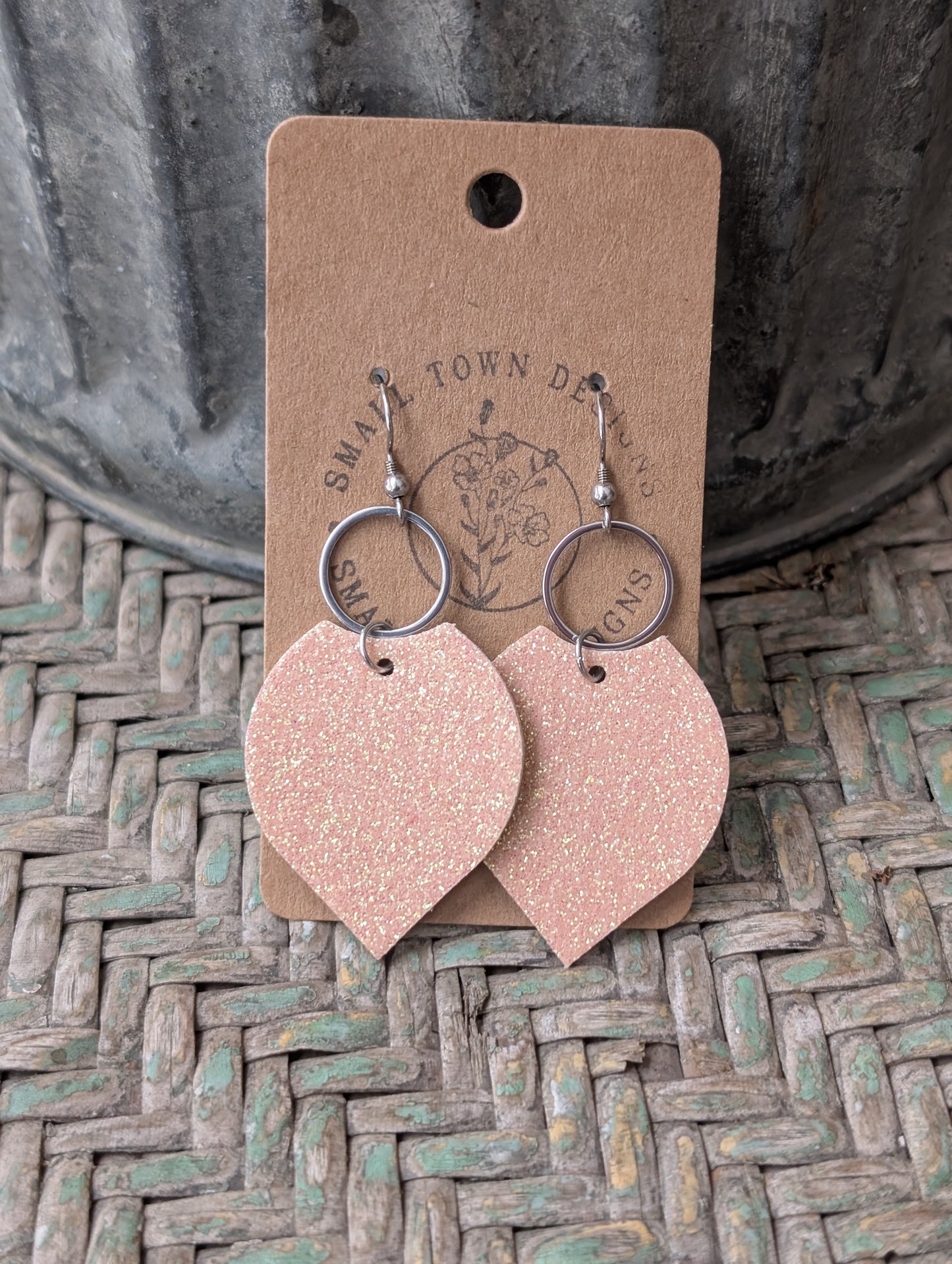 Caramel Pointed Dangles