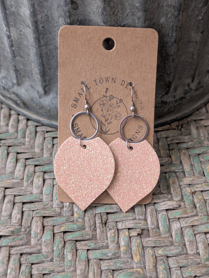 Caramel Pointed Dangles