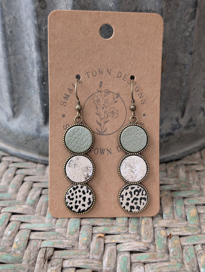 Sage, Marble, Leopard Trios