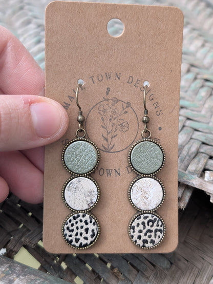 Sage, Marble, Leopard Trios