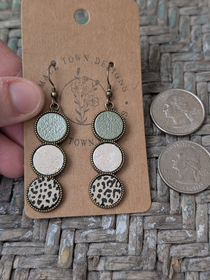 Sage, Marble, Leopard Trios