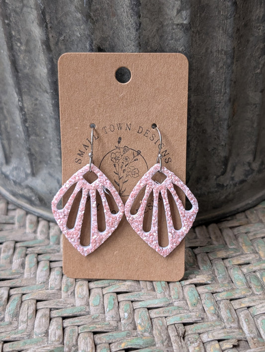 Pink Peach Dangles