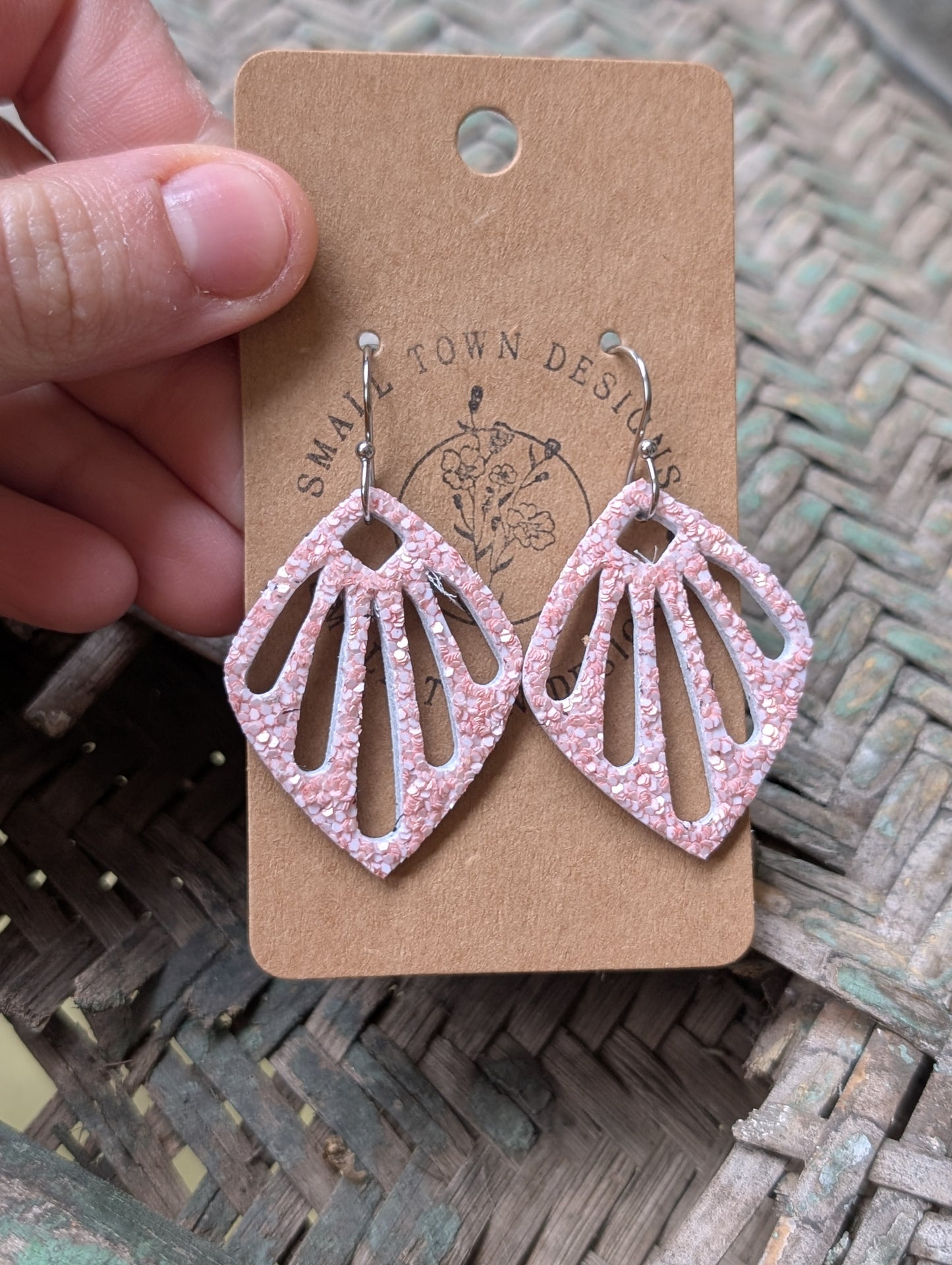Pink Peach Dangles