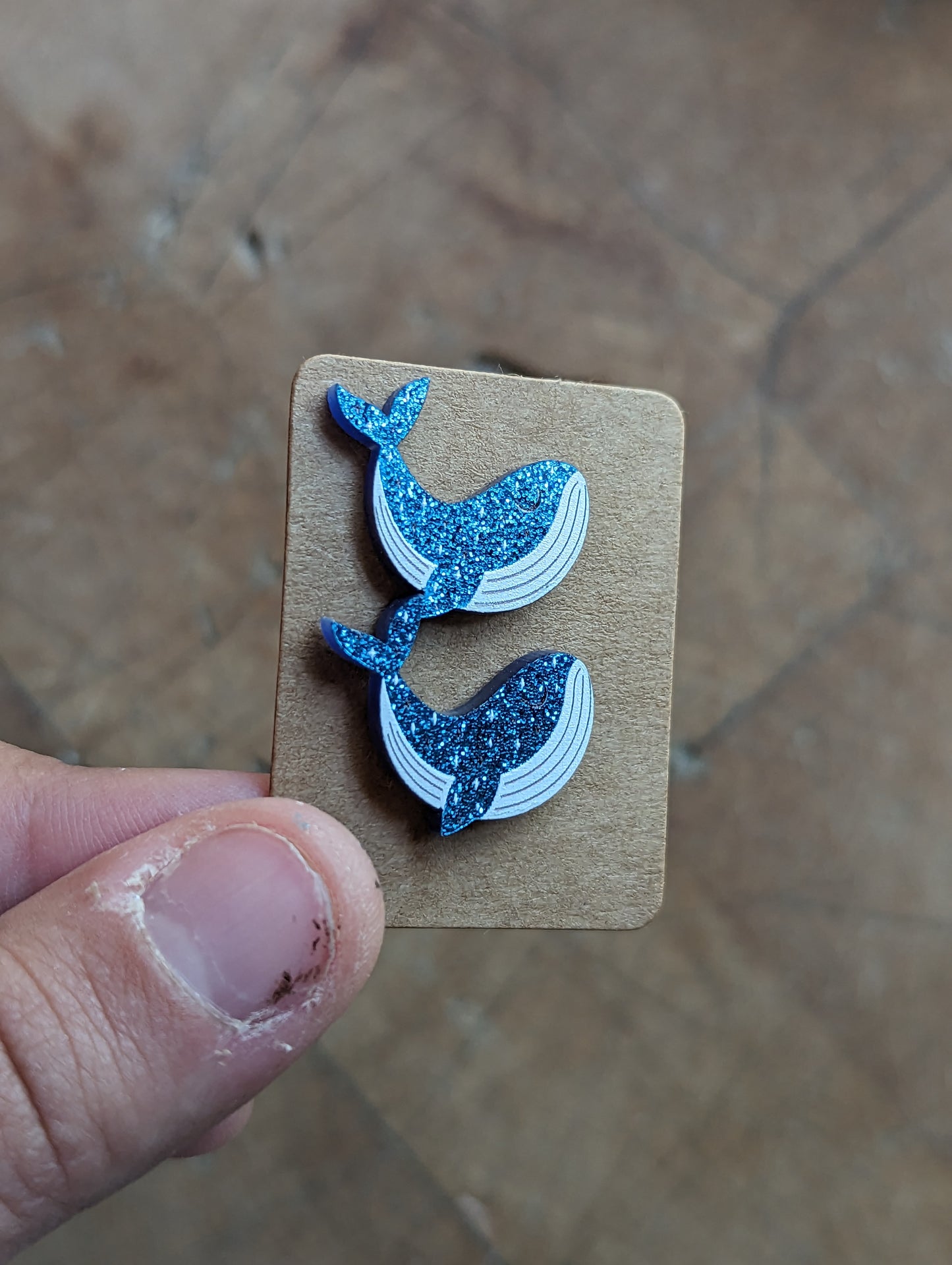 Whale Studs