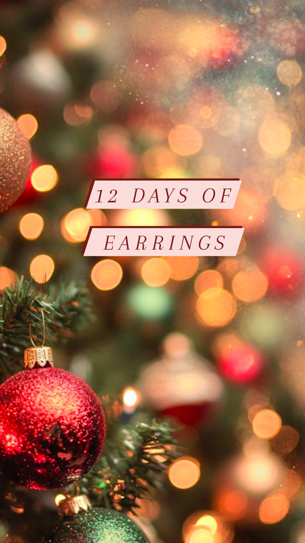 PRE-ORDER 12 Days of Earrings Advent Calendar