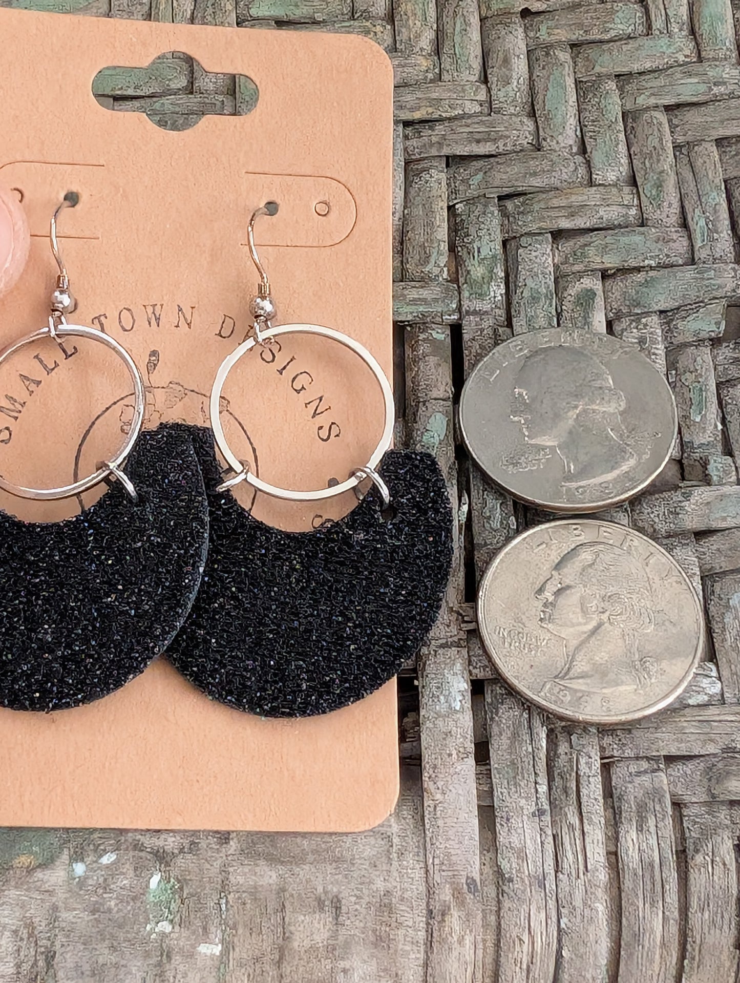 Soft Black Glitter Beauties