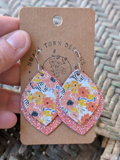 Spring Floral Dangles