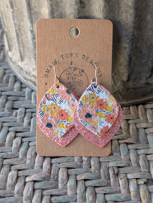 Spring Floral Dangles