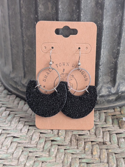 Soft Black Glitter Beauties