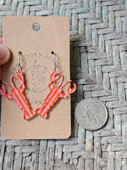 Pink & Orange Striped Lobster