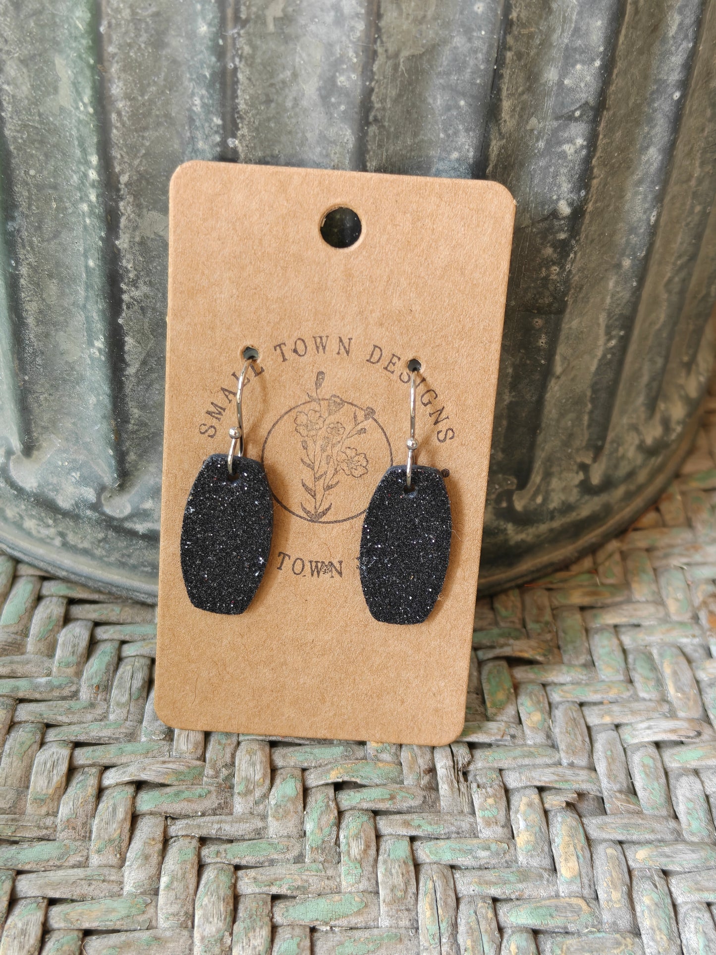 Black Glitter Bars