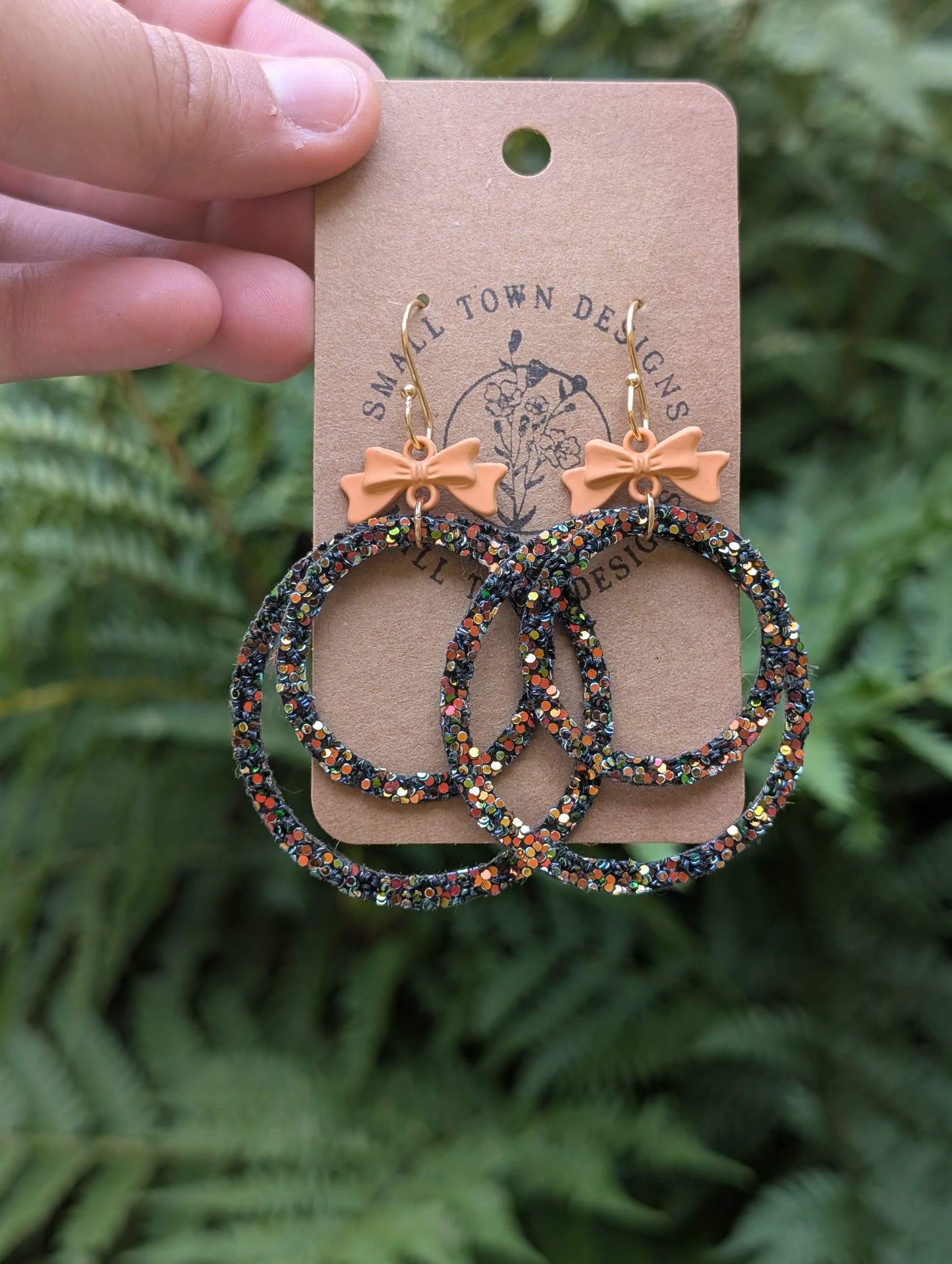 Fall Glitter Rings