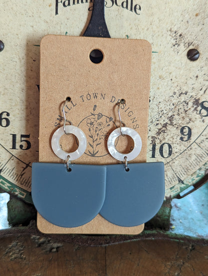 Dusty Blue Dangles