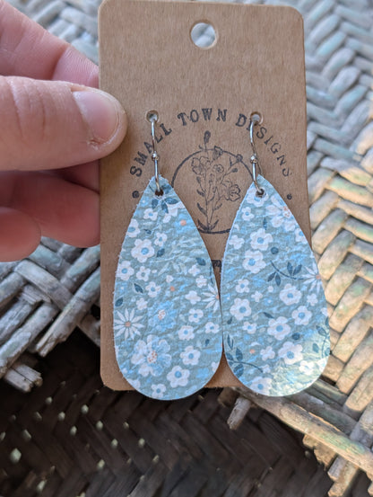 Blue/Green Floral Mix