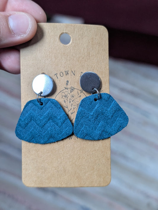 Blue Chevron gumdrops
