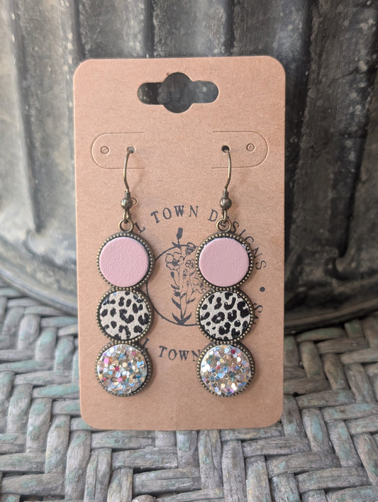 Dusty Pink, Leopard, Multi Gold Trio