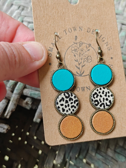 Teal, Jungle Leopard, & Honey Artisan Trios