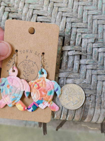 Hawaiian Floral Turtles