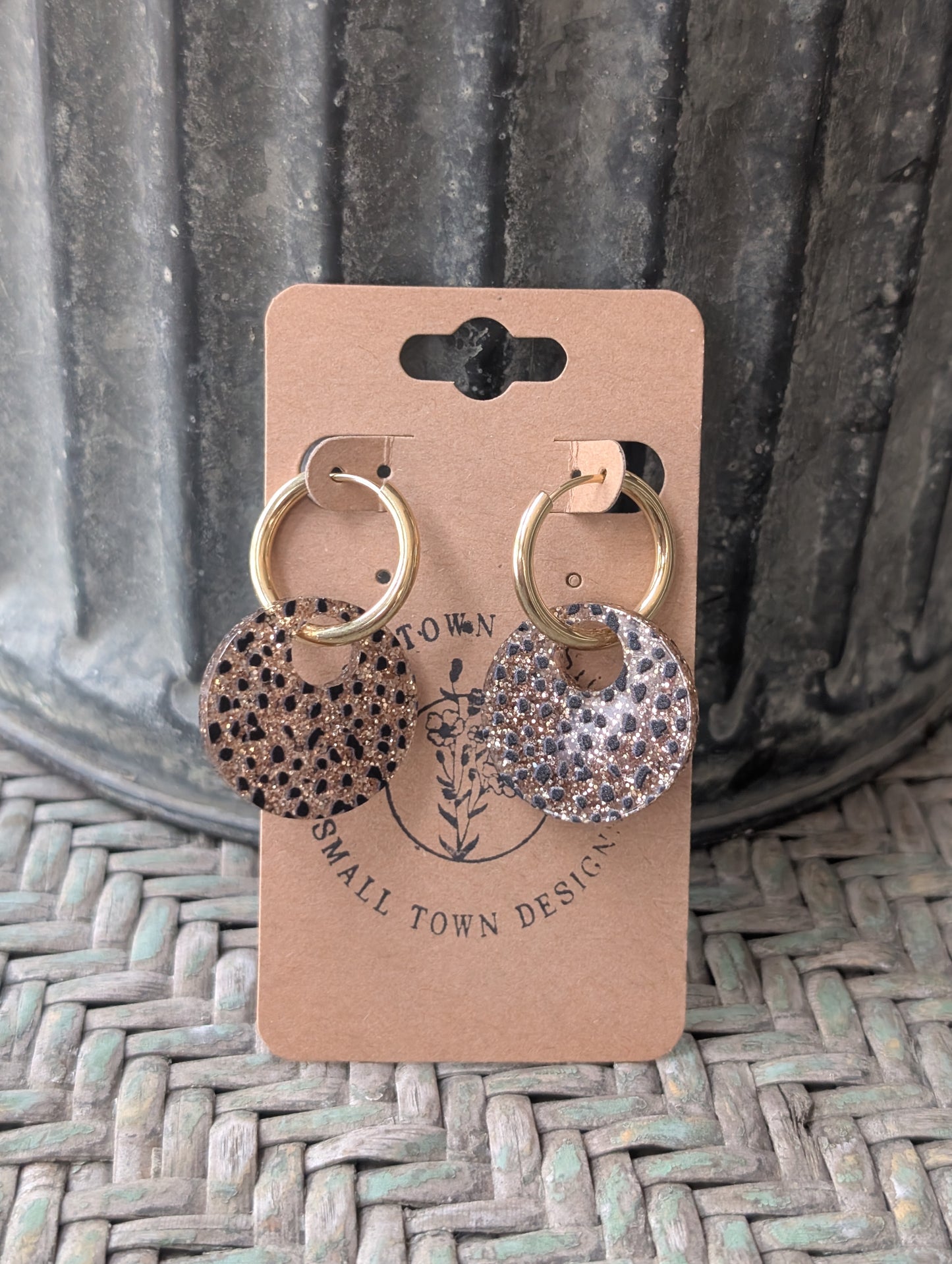 Leopard Hoops