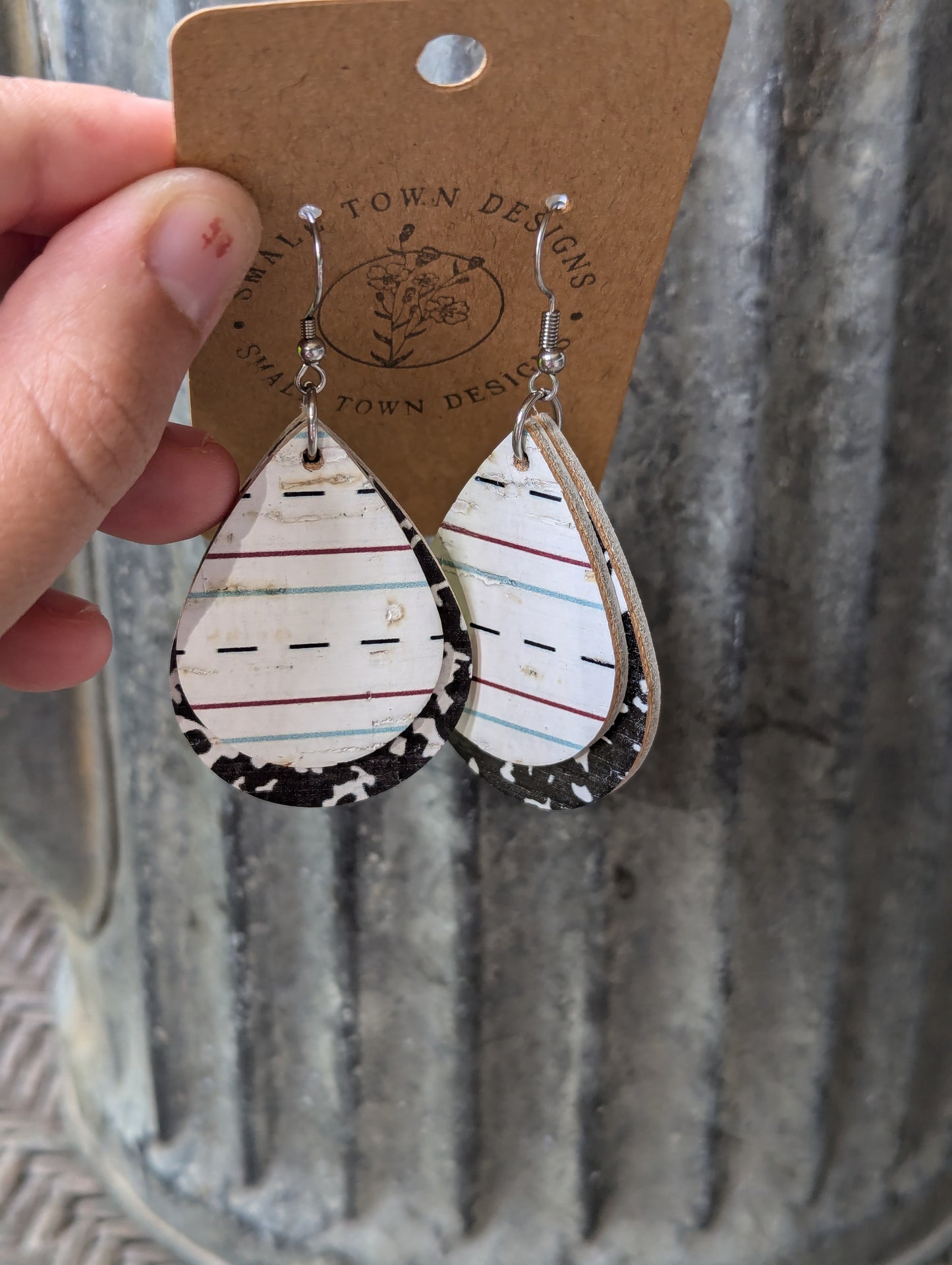 Notebook Paper Teardrops