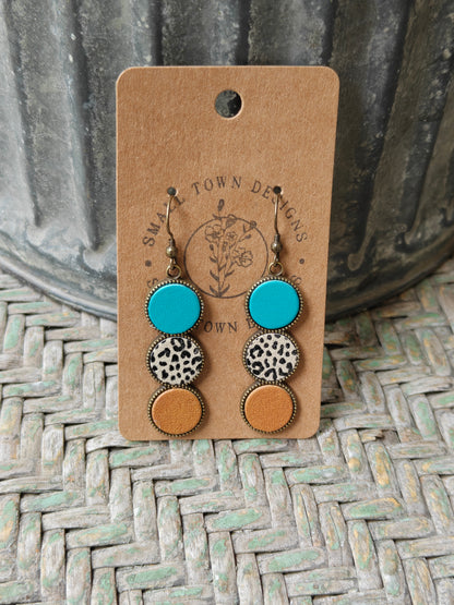 Teal, Jungle Leopard, & Honey Artisan Trios