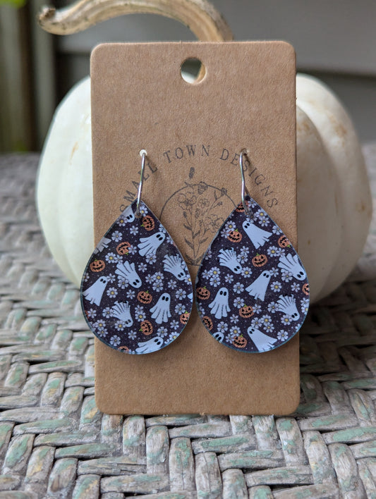 Floral Ghost Teardrops
