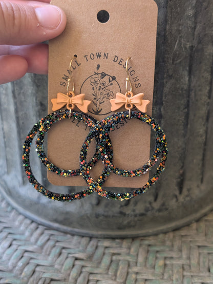 Fall Glitter Rings