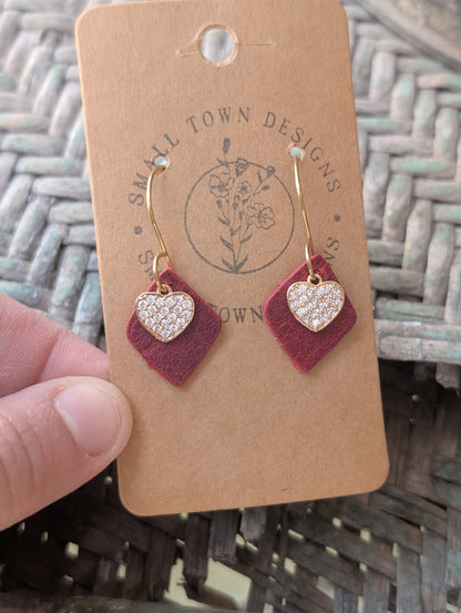 Red Diamond Hearts