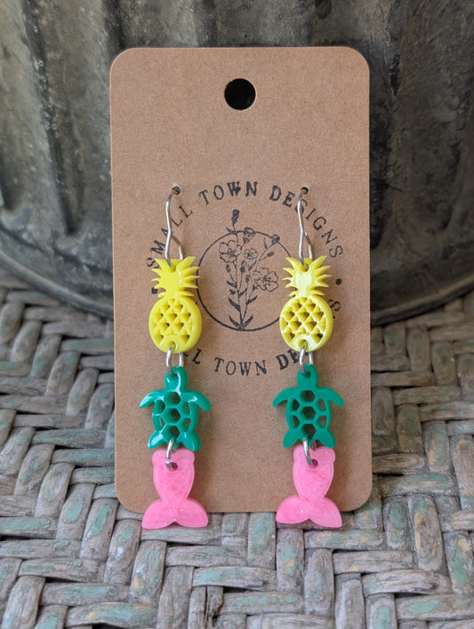 Pineapple , Turtle, Mermaid Trios