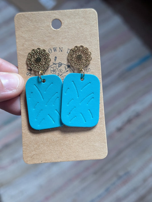 Teal squares