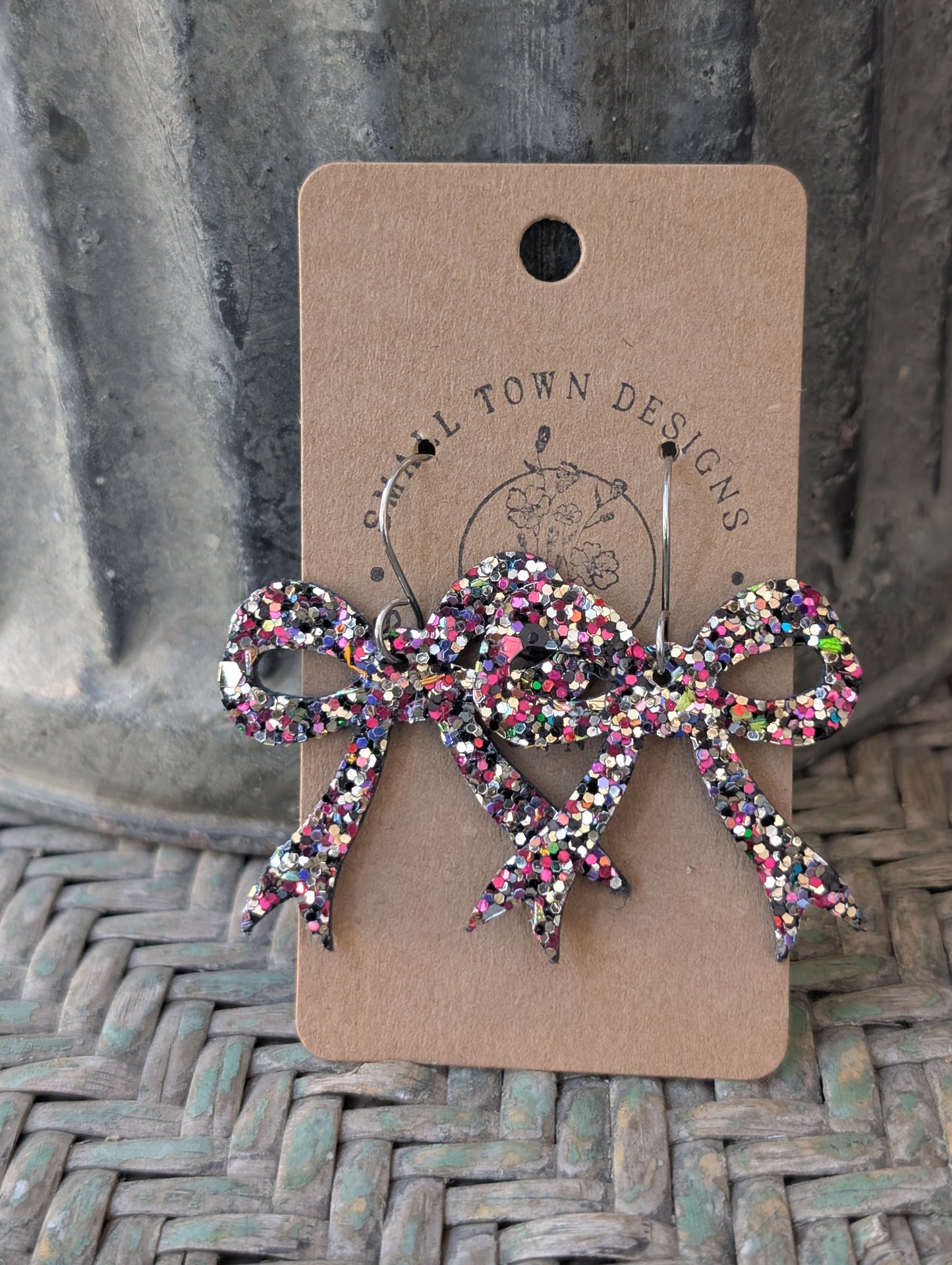 Multip Pink Glitter Bows