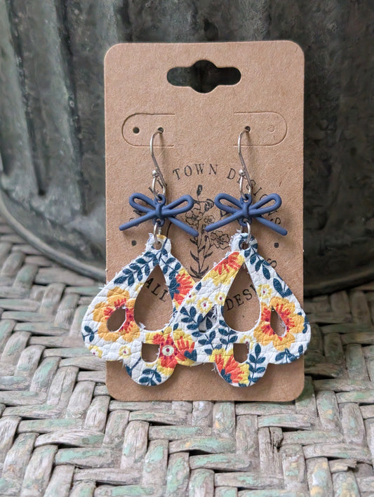 Summer Floral Dangles