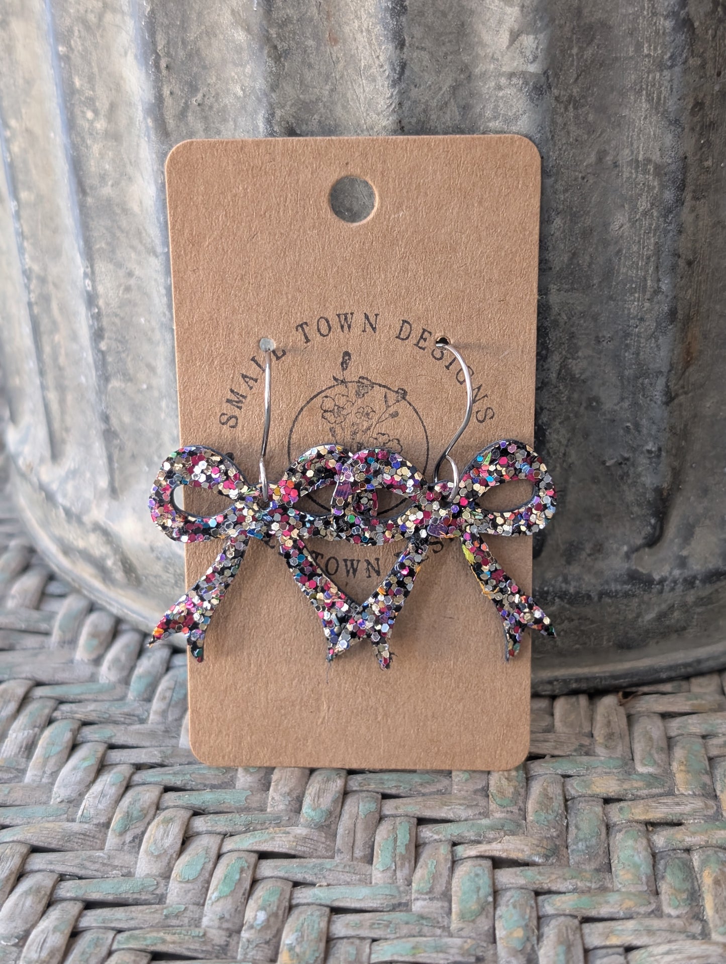 Multip Pink Glitter Bows