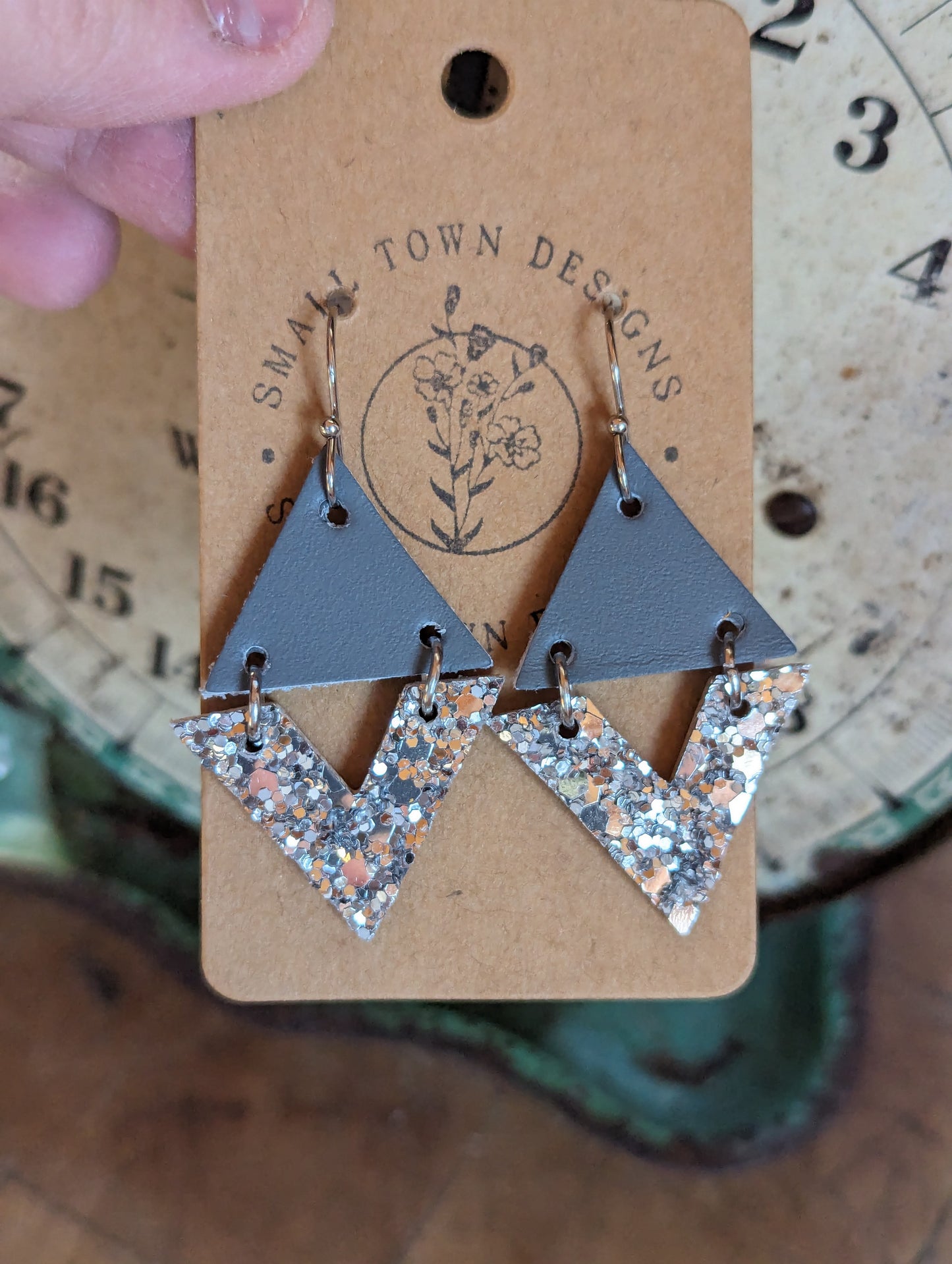 Gray & Silver Triangles