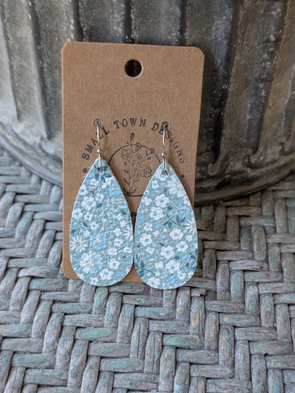 Blue/Green Floral Mix