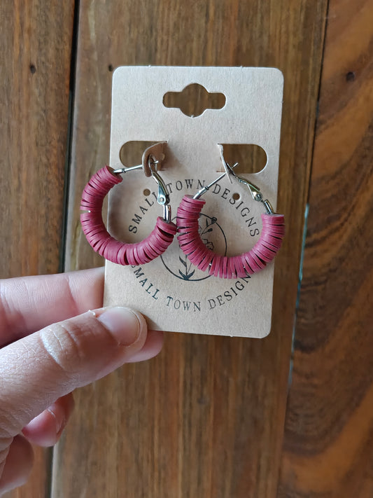 Maroon/Magenta Hoops
