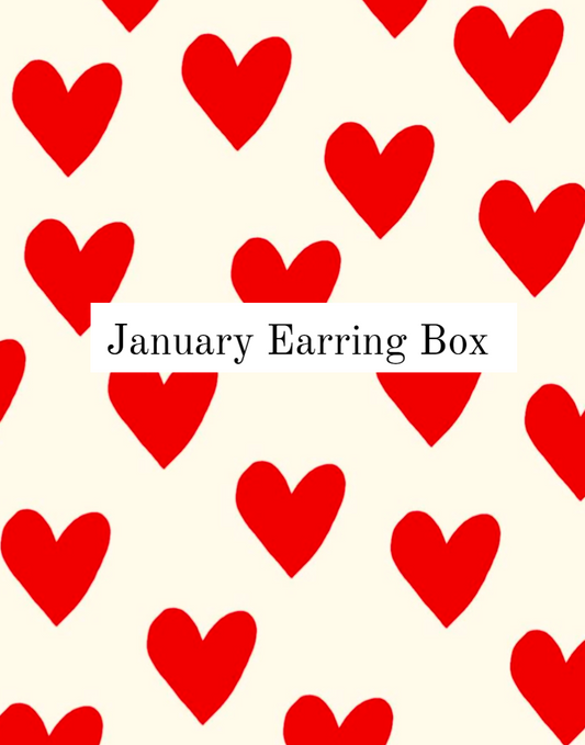 January Earring Box