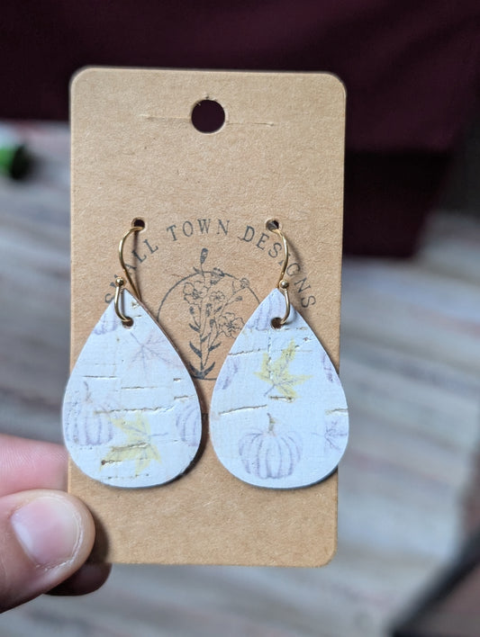 White pumpkin Teardrops