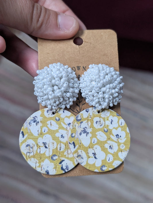 Yellow Floral Circles