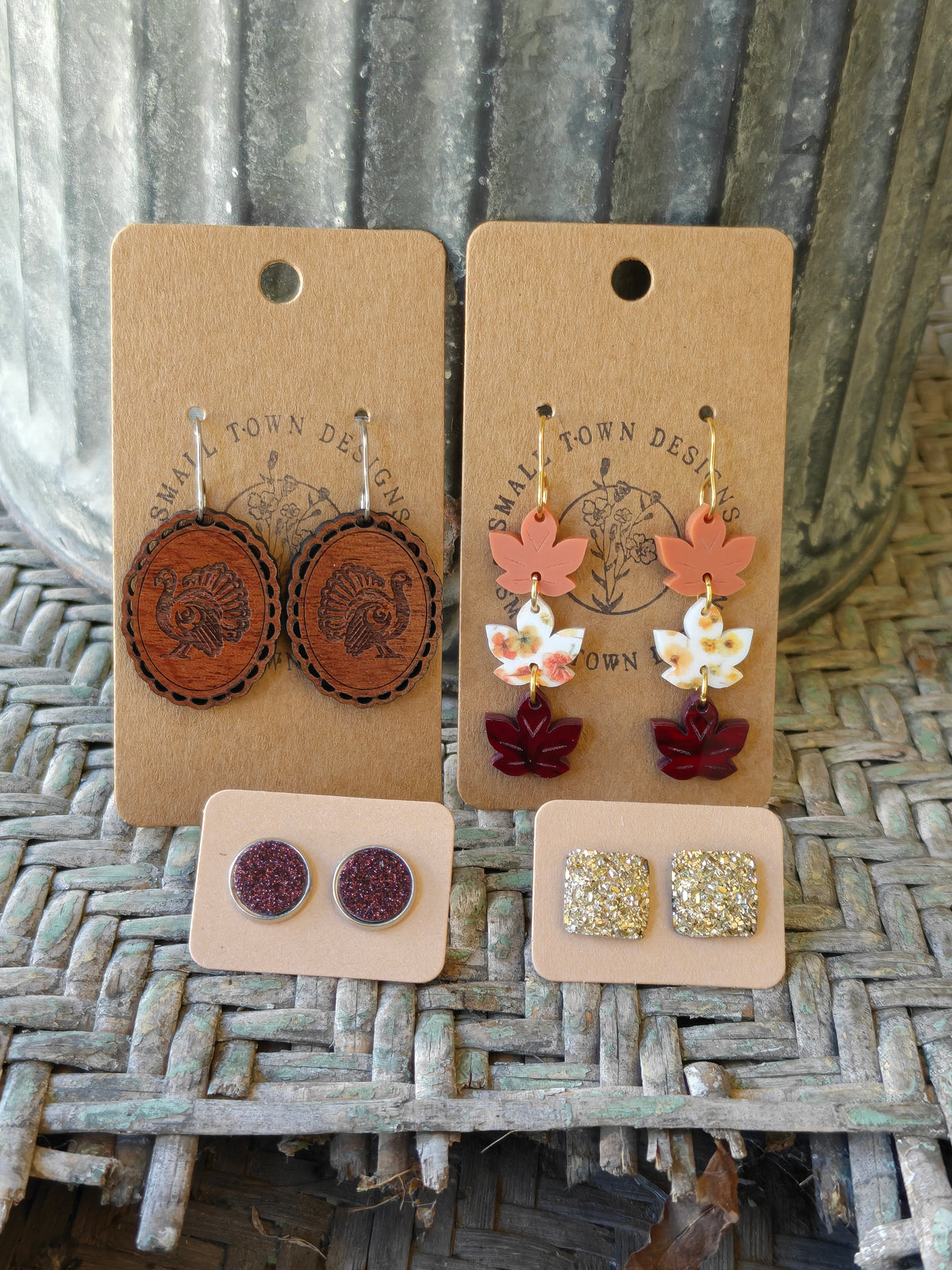October Earring Box