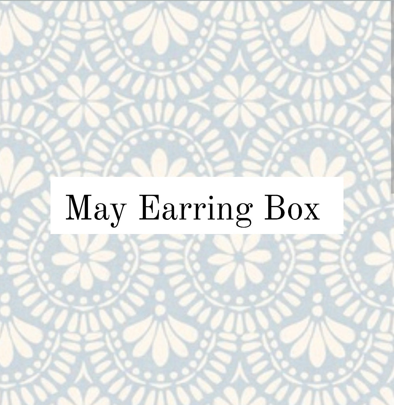 May Earring Box
