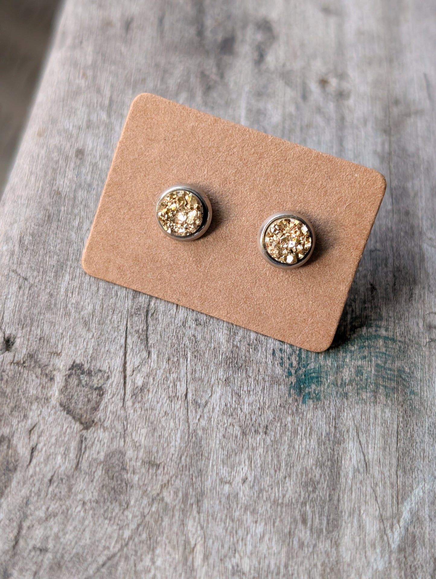 6mm Gold Studs