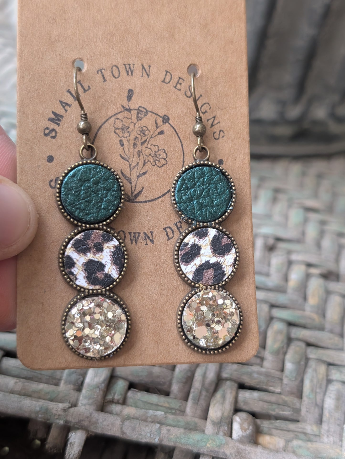 Emerald Green & Leopard Trios
