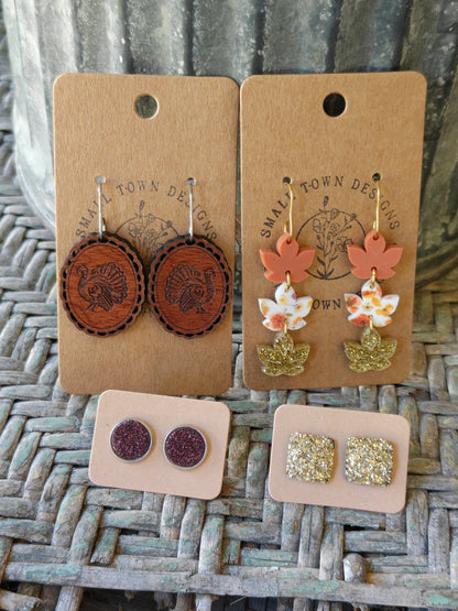 October Earring Box