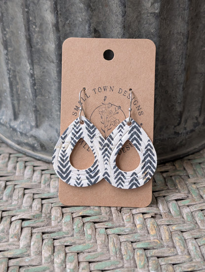 Aztec Chevron Teardrops